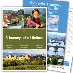 12 page travel brochure for '3 Journeys'